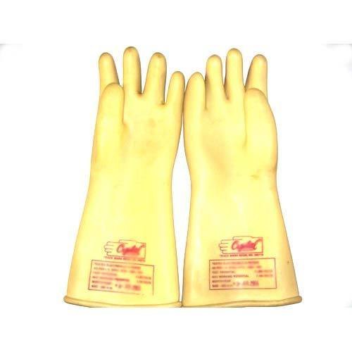 Latex Yellow Electrical Safety Glove