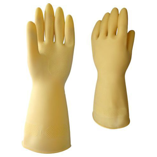 Latex Plain Electrical Safety Gloves, For Laboratories