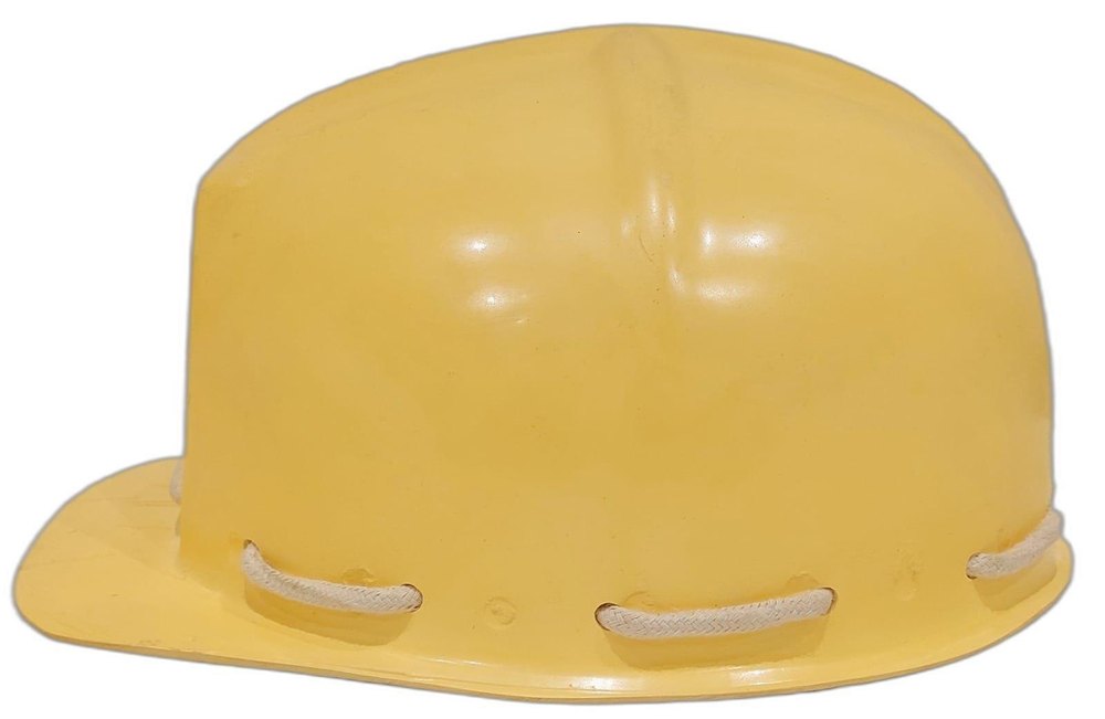 SAFEDOT Yellow FRP HELMET, Standard: Isi 2925, Size: 542-590mm