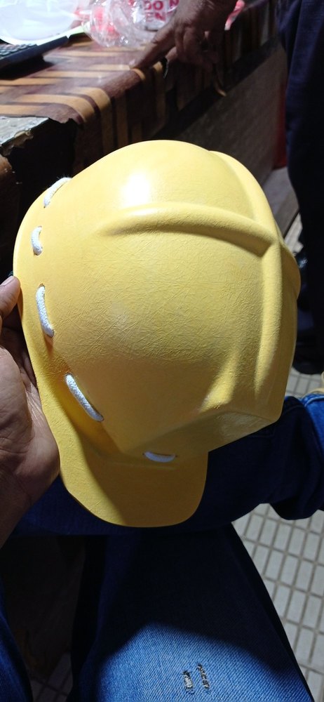 Yellow Concord Frp Safety Helmet, For Steel Industries, Standard: Is