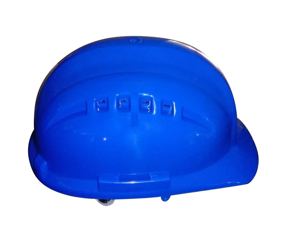 Adjustable Frp Blue Safety Helmet, For Welding, Size: Free Size