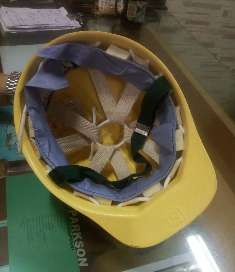 Fibre FRP Safety Helmet, Standard: ISI