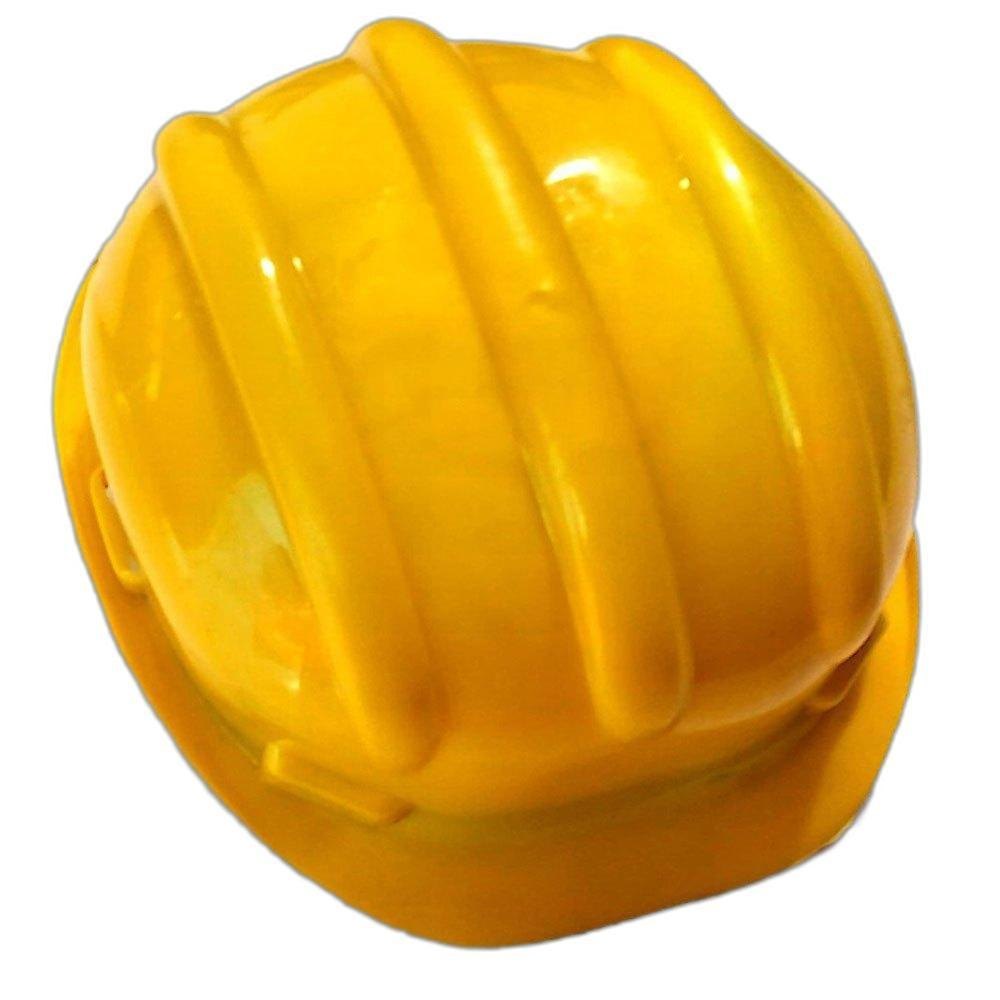 Yellow Plastic Industrial Safety Helmets, Size: Medium