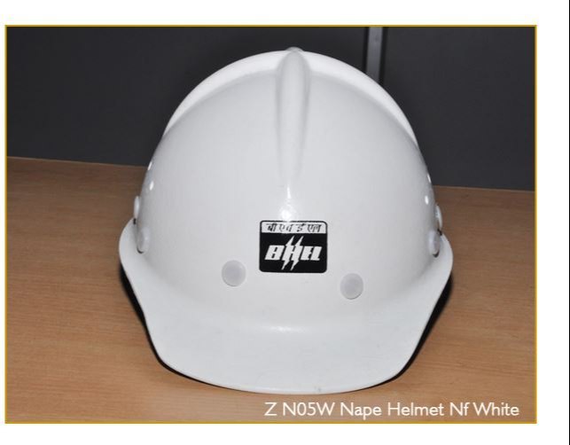 Concord FRP Fireman Helmet, Model Name/Number: ZN05W Nape White Color