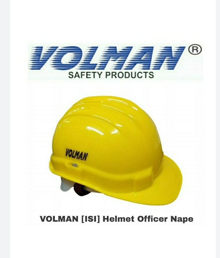 Volman Construction PVC Safety Helmet, Model Name/Number: Officer Nape