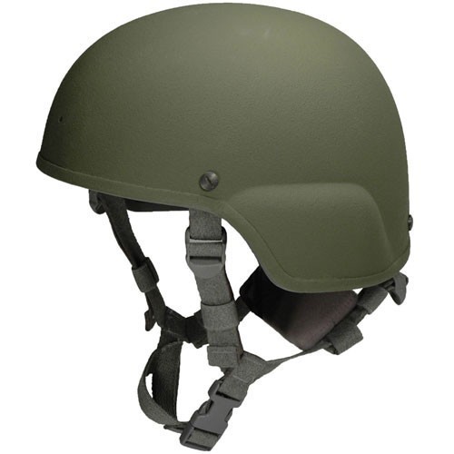 Green Kevlar Safety Bulletproof Helmet