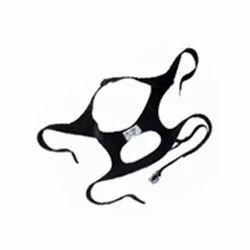 PVC black Head Gear, Size: Medium