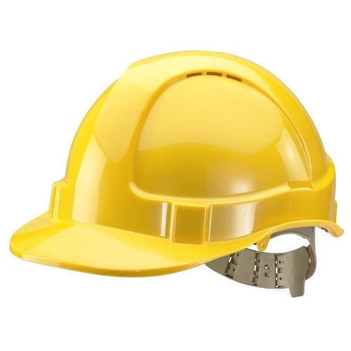 Yellow PVC Safety Headgear, For Construction, Industry