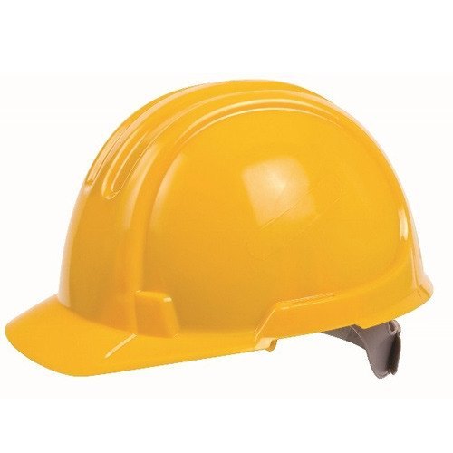 PE Yellow Safety Headgear, For Industry, Size: Medium