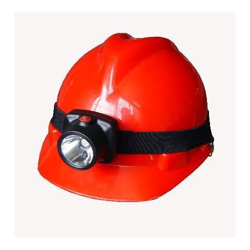 Red PE Lamp Safety Helmet