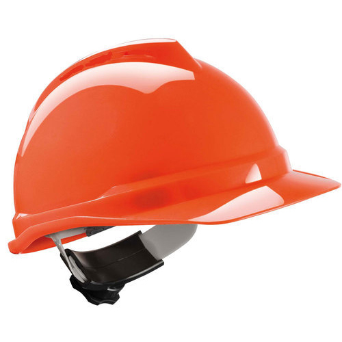 Abs Orange Safety Helmet, Weight: 200 G, for Industry