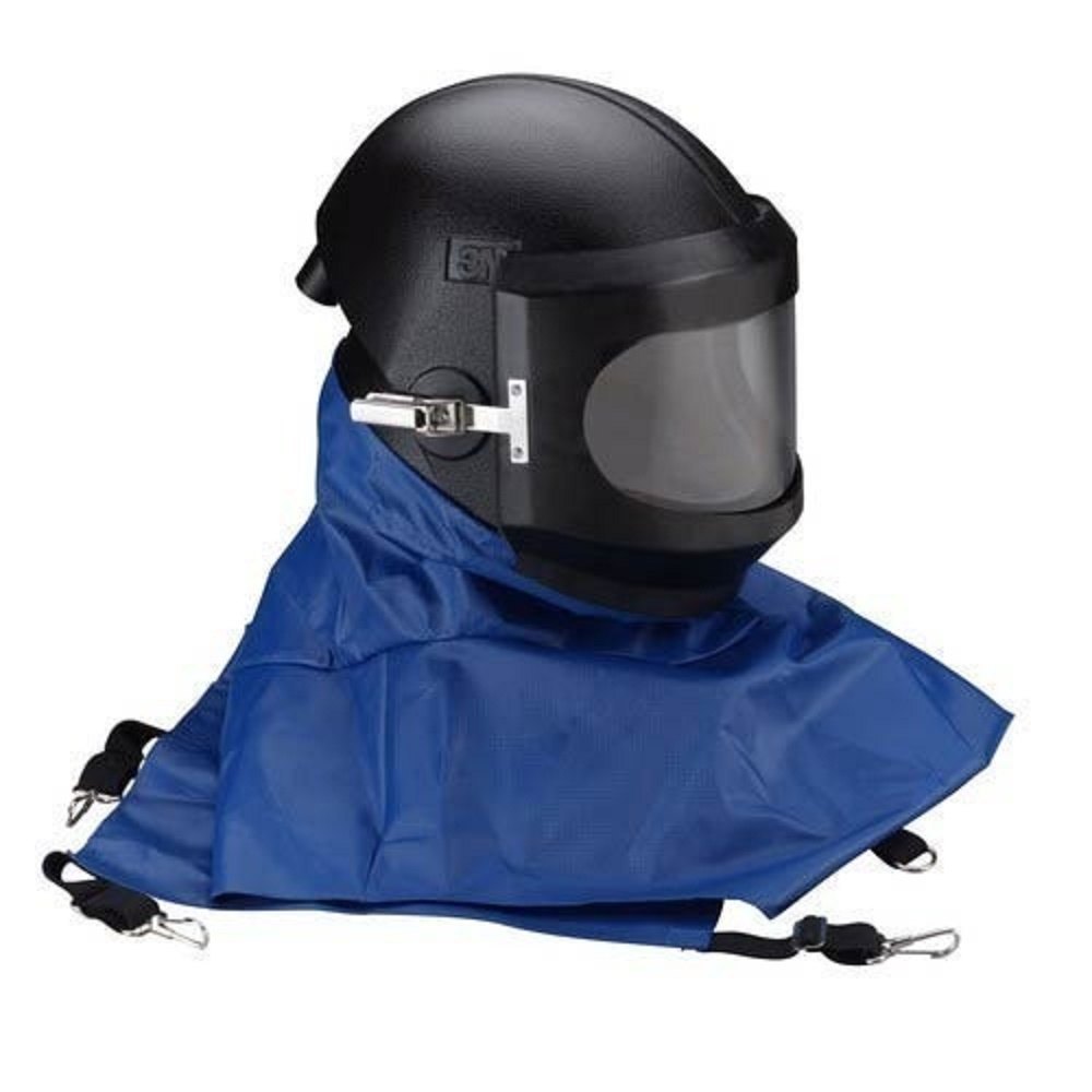 HDPE Black Sandblasting Hood Helmet, For Industrial