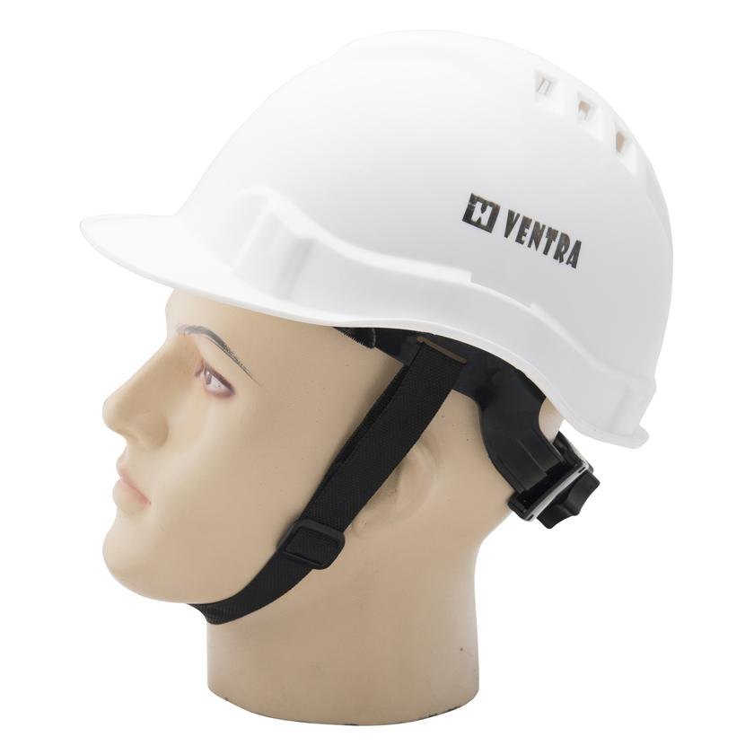 Hdpe White Ventra Air Ventilated Safety Helmet, Standard: Isi Approved, Size: 520mm -580mm