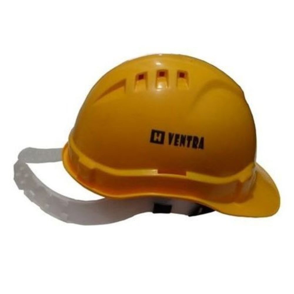 Pvc Yellow H Ventra Air Ventilated Safety Helmet
