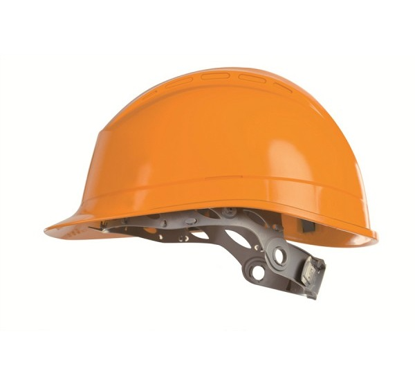 MALLCOM Air Ventilated Orange Ventra Safety Helmets, Size: 53cm To 63 cm, Model Name/Number: Diamond