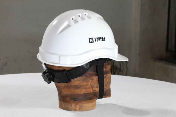 White And Green ABS And HDPE Ventra Safety Helmet Ld And Ldr, Construction And Industry