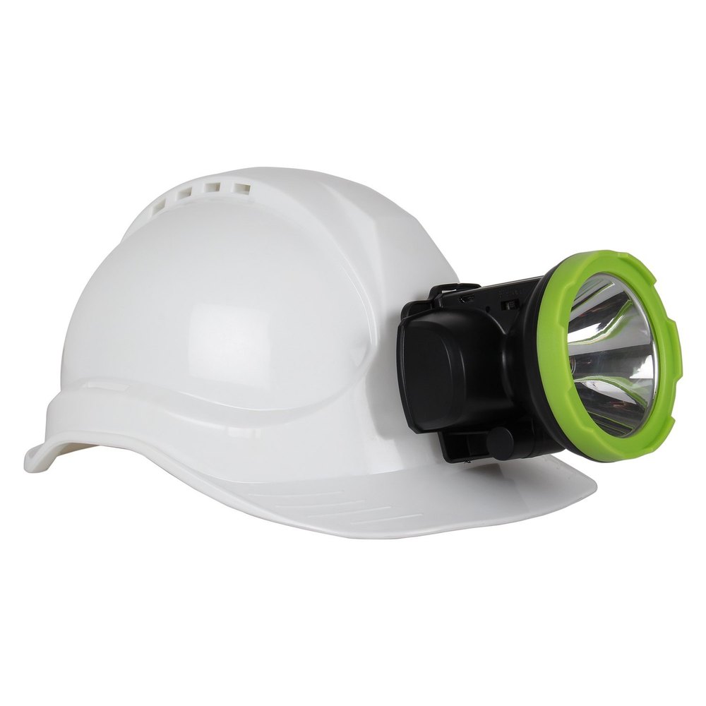 RAGA PE Detachable Miners Light Safety Helmet, Size: Medium