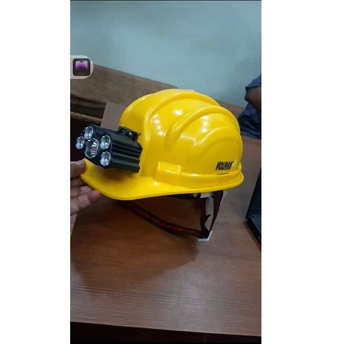 Volman HDPE Safety Mining Helmet with Light