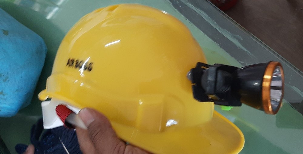 Safzone ABS Mining Headlamp Helmets, Model Name/Number: Helmet-ld, Size: Medium