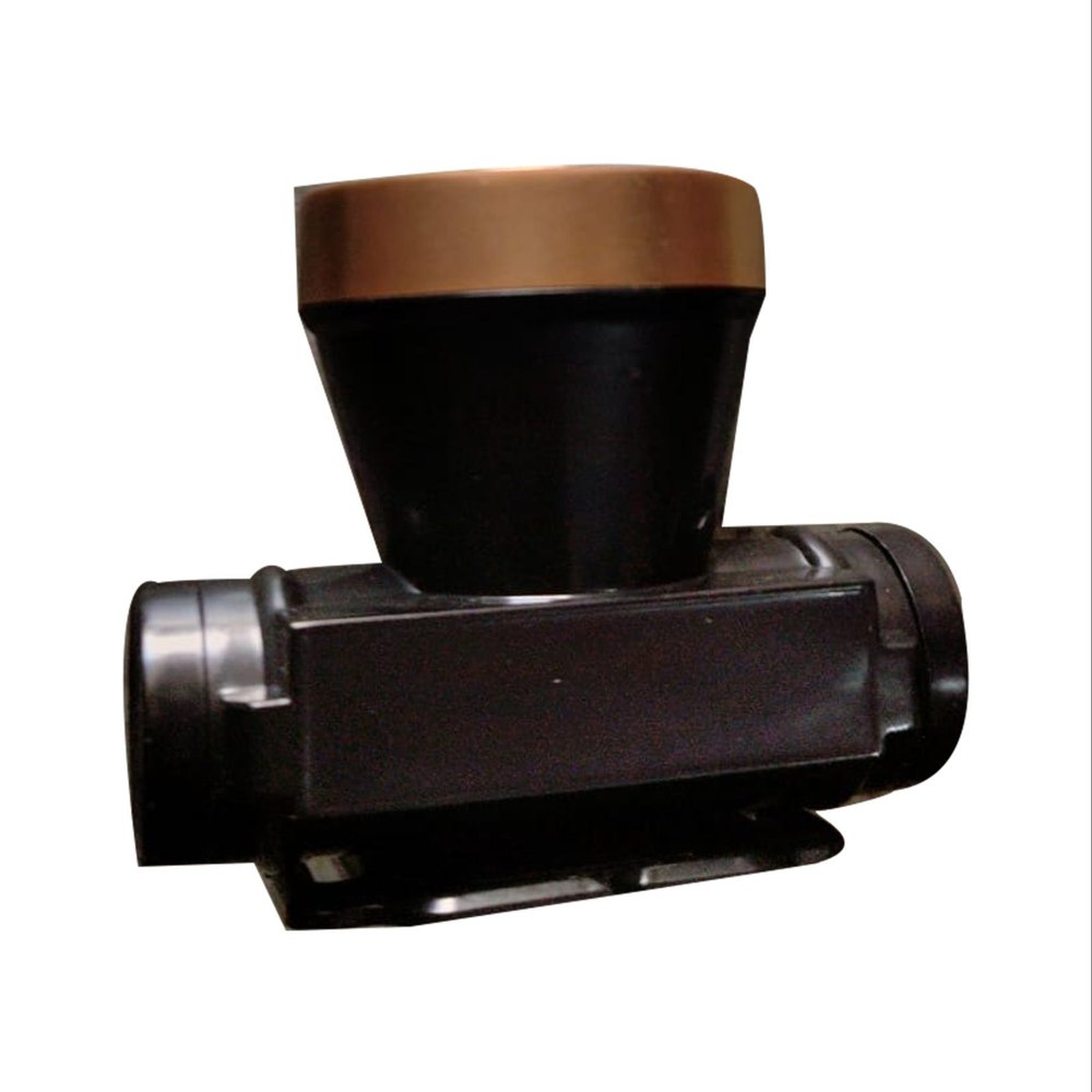 Plastic Black And Brown Safety Helmet Mounted Torch, Size: 35.1 X 28.3 X 9 Inch