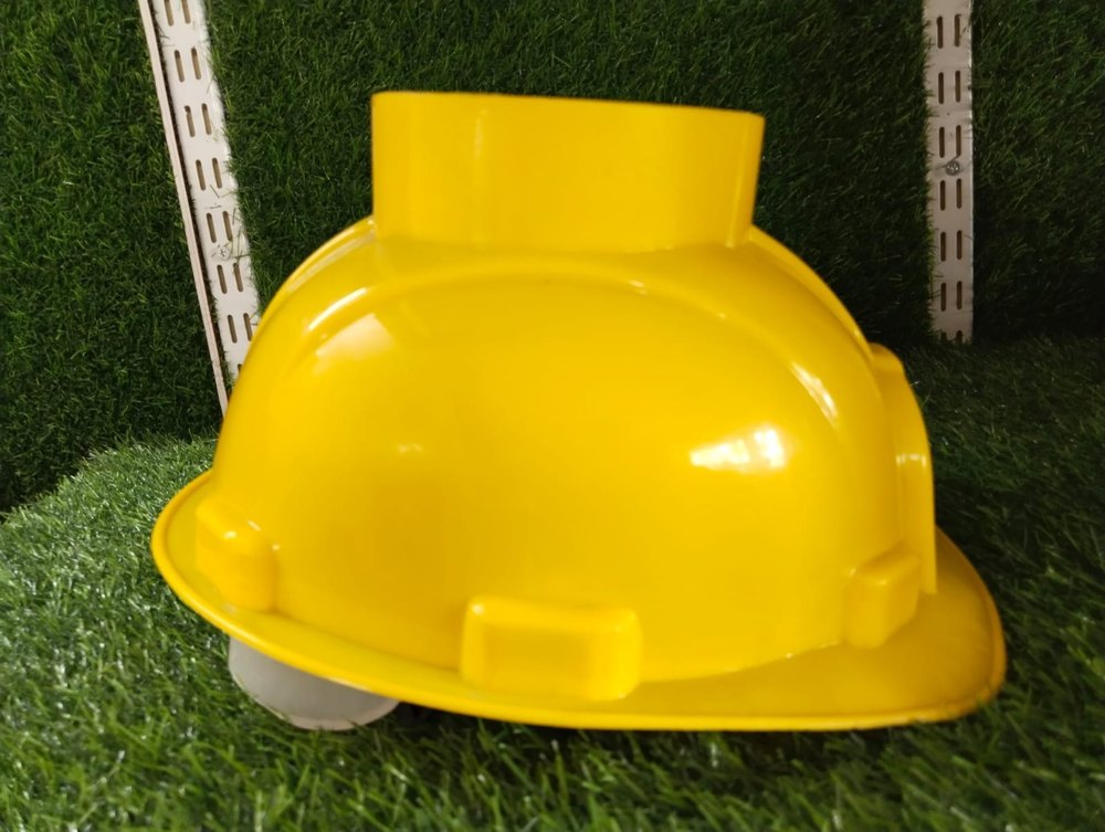 Commercial pvc Loader Safety Helmet, Size: Free Size