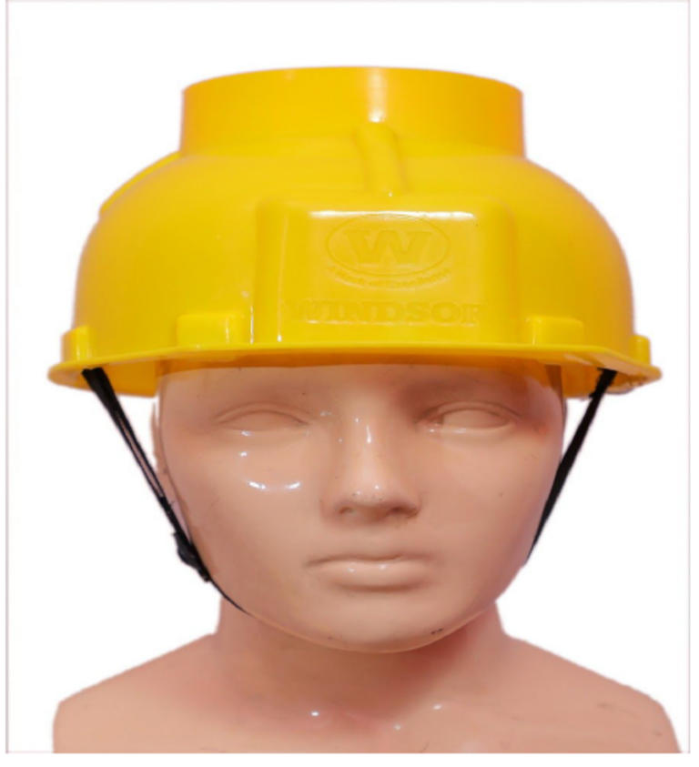 Plastic Yellow 704 Windsor Safety Helmet Loader, For Industrial