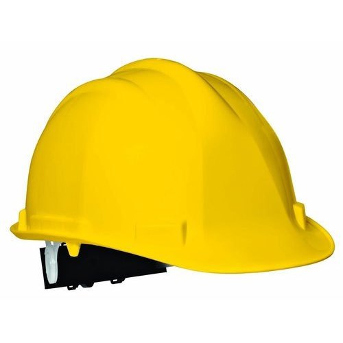 PE Yellow Industrial Safety Helmets, Size: S-XL
