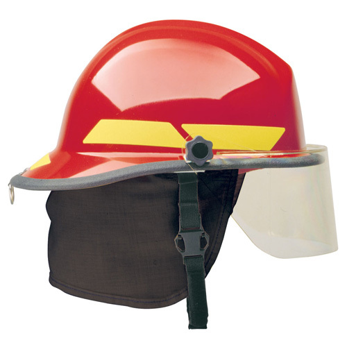 NexG Apparels Red Fire Fighting Helmet NFPA 1971