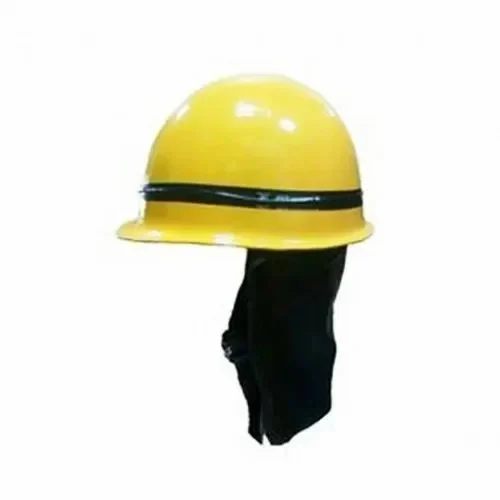 Yellow Frp Fireman Helmet, Model Name/Number: Concord Make, Size: Large