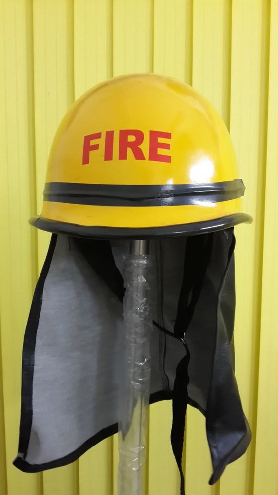 Medium PVC Fire Helmet, For Industrial Safety