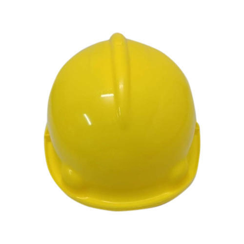 PVC Yellow Industrial Safety Helmet, Packaging Type: Box