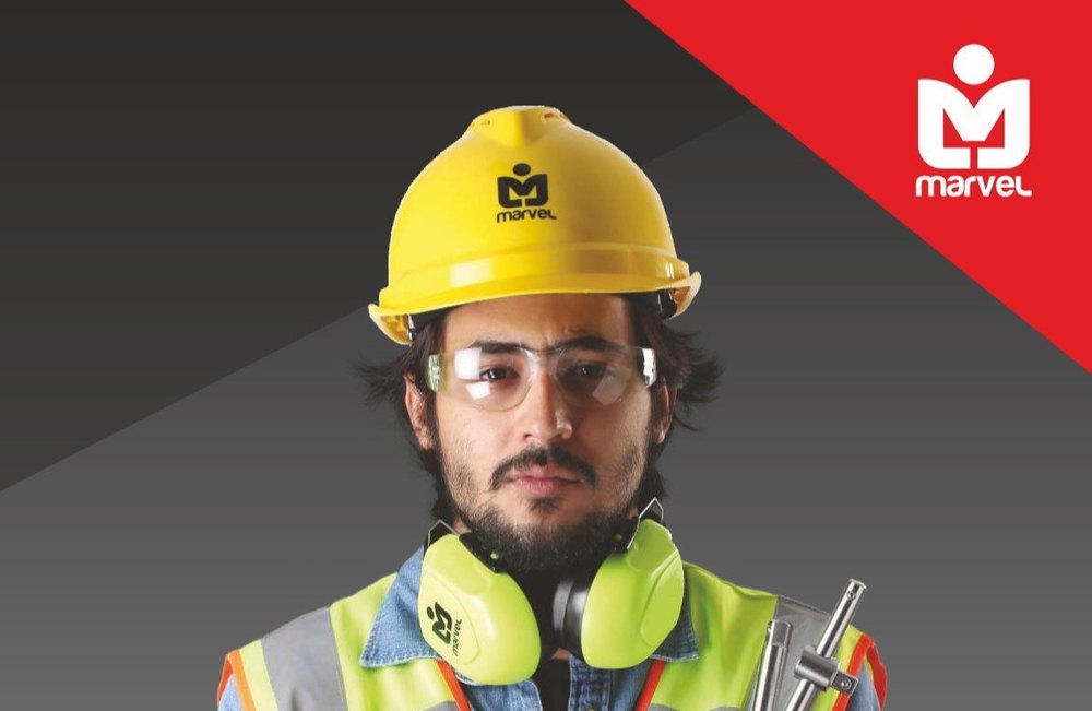 MARVEL Head Protection Safety Helmet, Size: Standard