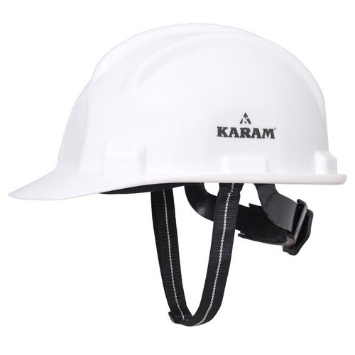 White Karam Safety Helmet PN 521