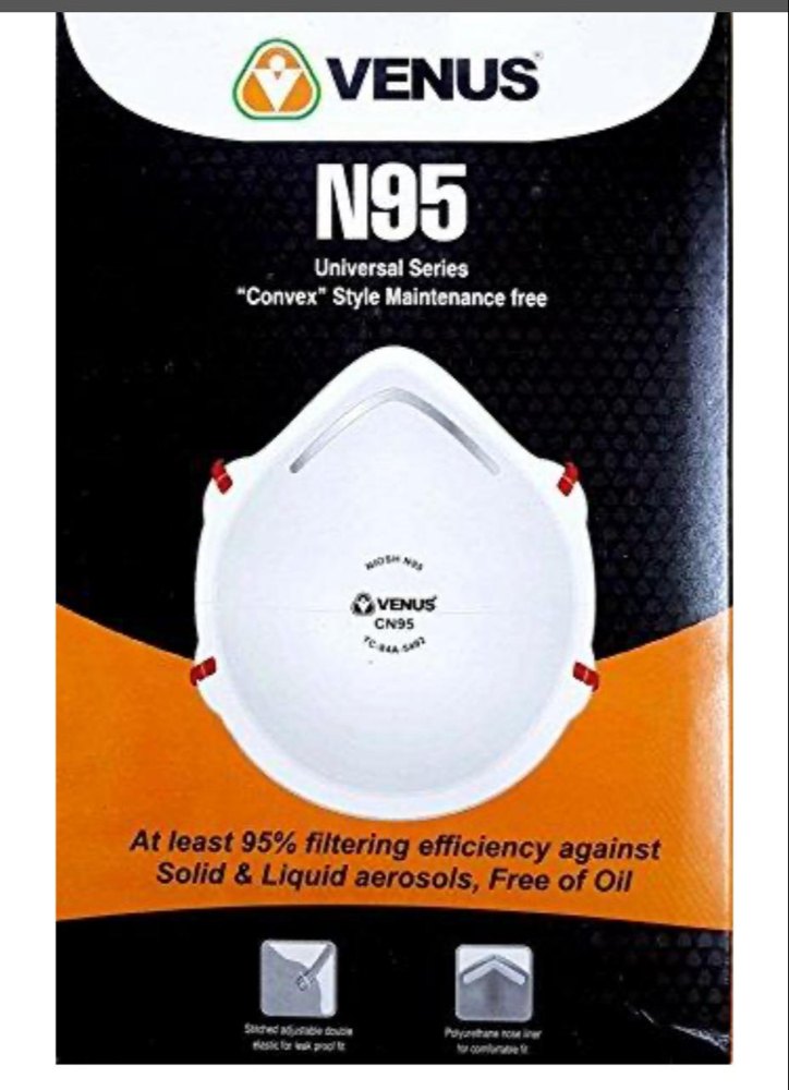 Non Woven Venus N95 Mask, Size: Free Size