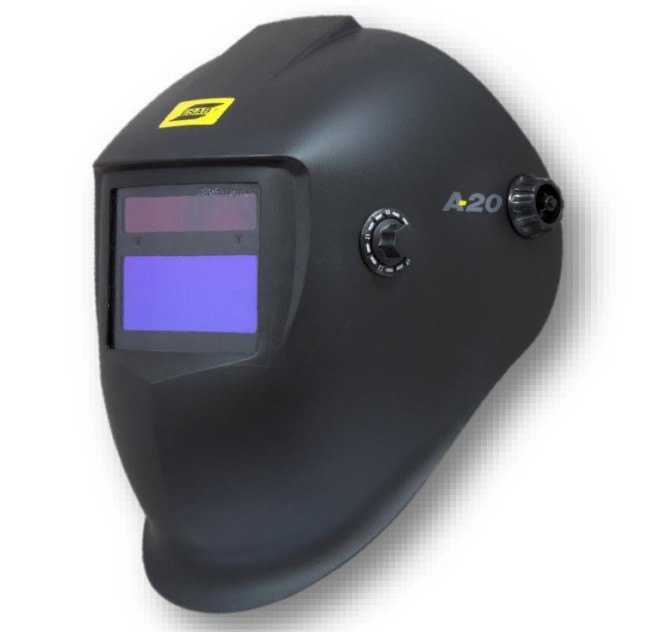 Esab Black A20 Auto Darkening Welding Helmet, Packaging: Box