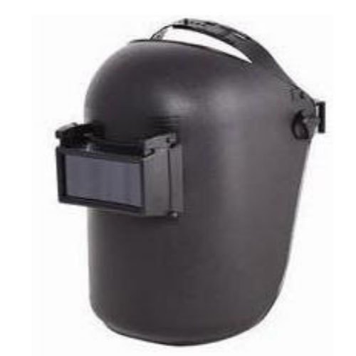 Black PVC Welding Helmet With Ratchet Ring