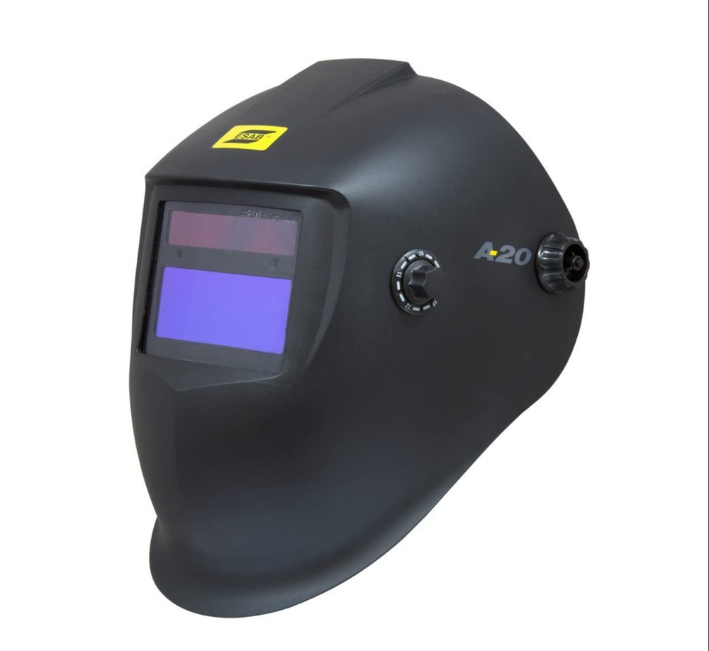 BLACK PLASTIC ESAB A20 WELDING HELMET, For Mig & Tig, Packaging: Box