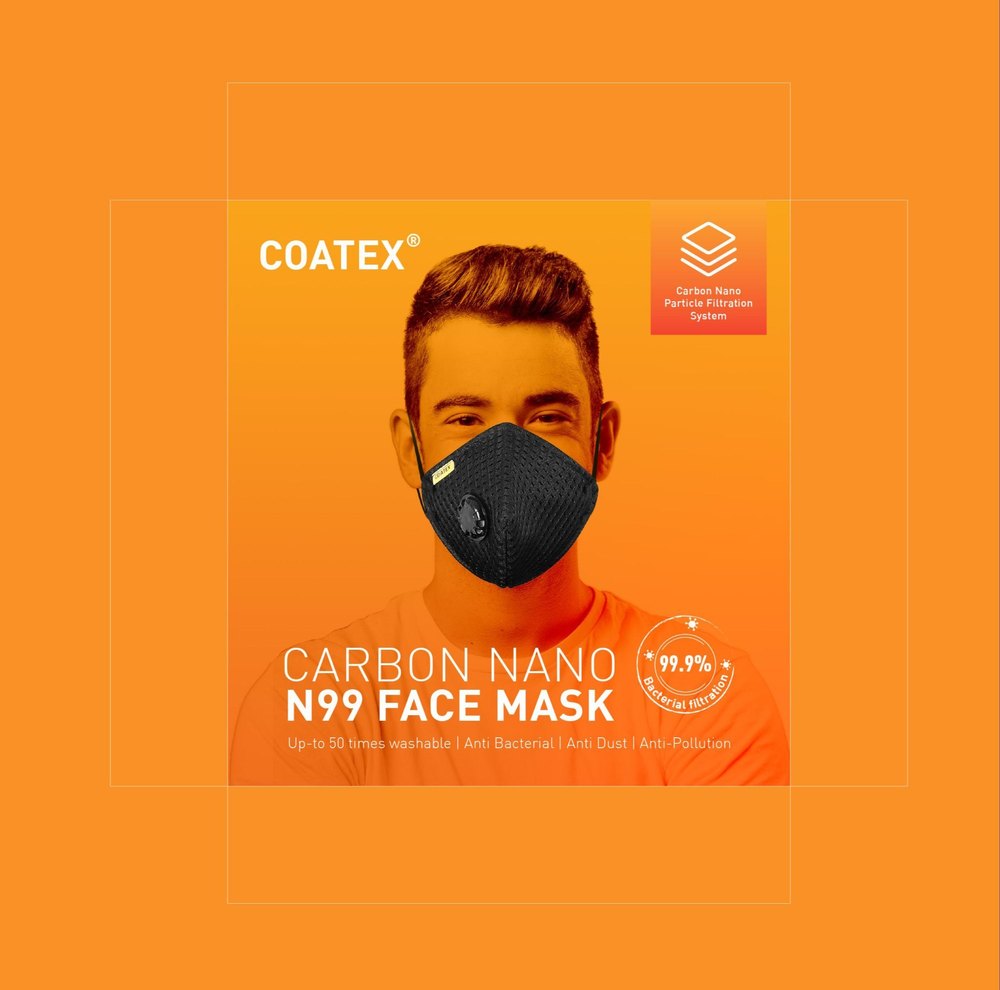 Reusable Carbon Nano N99 Viroblock mask