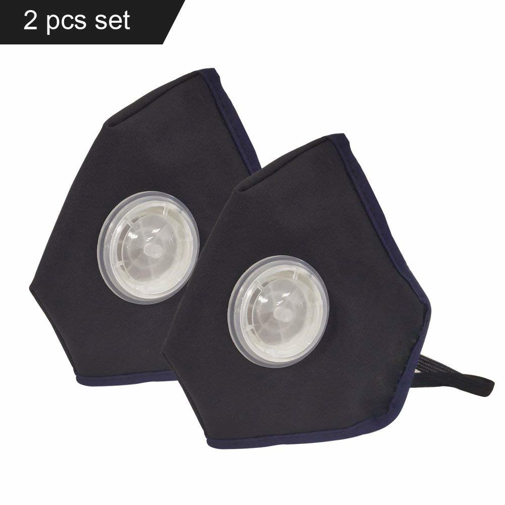 Soulgenie Plain Adult Cotton Black Anti-Pollution Mask