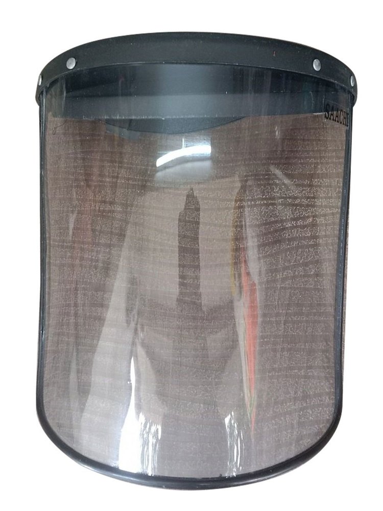 Black Plastic Welding Face Shield, For Wielding Purpose