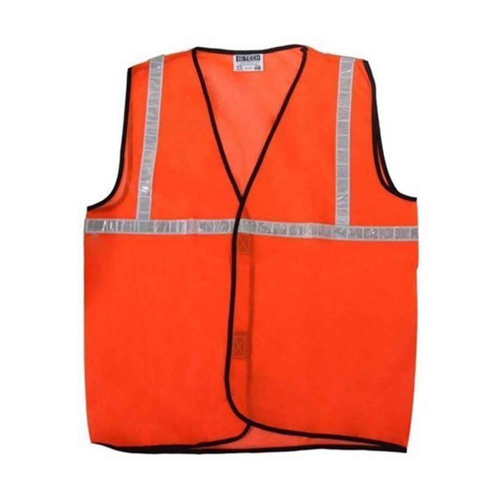 Unisex Sleeveless Flame Resistant Safety Vest, For Construction