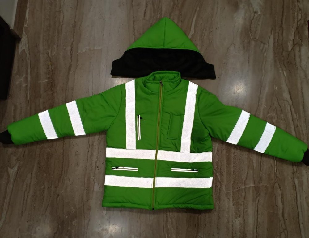 Unisex Butter NS Woolen Reflective Jacket, Size: Free Size