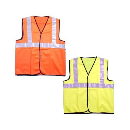 Yellow, Orange Polyester / Spandex Reflective Vests