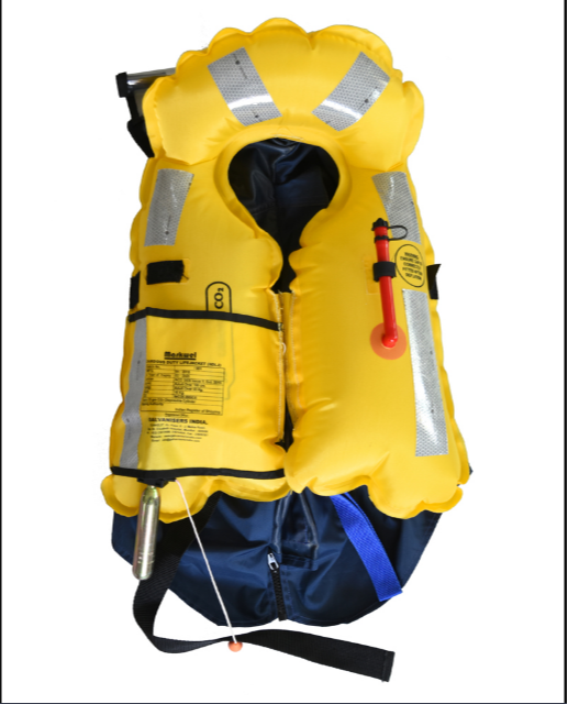 Yellow And Blue NCD3926 Hazardous Duty Life Jackets
