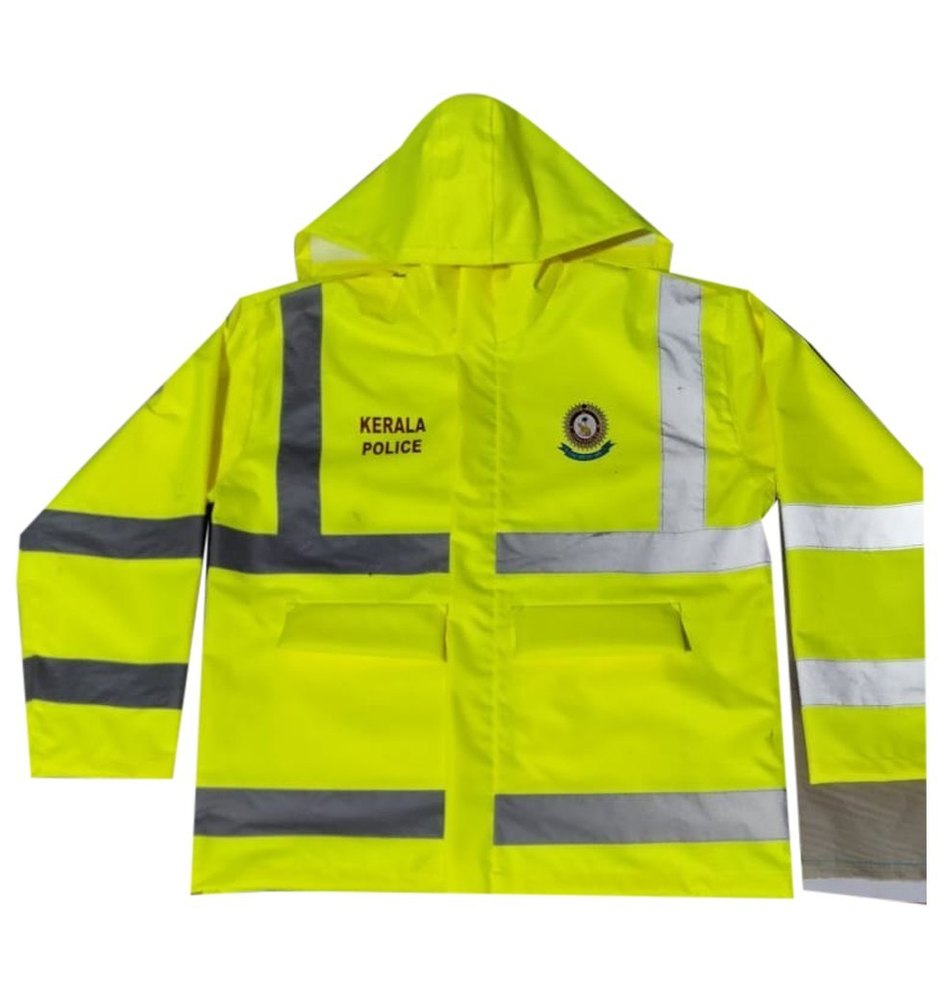 Full Sleeve Unisex Traffic Police Reflective Uniform Jacket, Size: Free Size