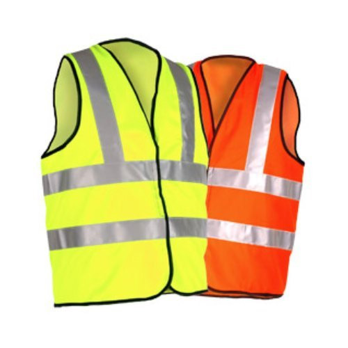 Nylon Reflective Safety Vest, For Construction, Gsm: 50