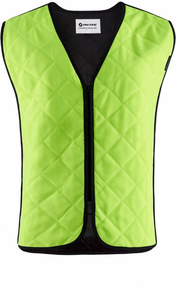 Fluorescent Yellow, Blue Grey Body Cooling Vest, for Heat Protection