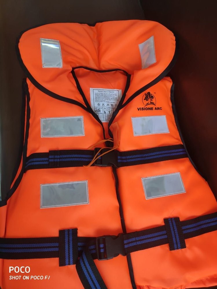 Orange Life Jacket, For Sea Patrolling