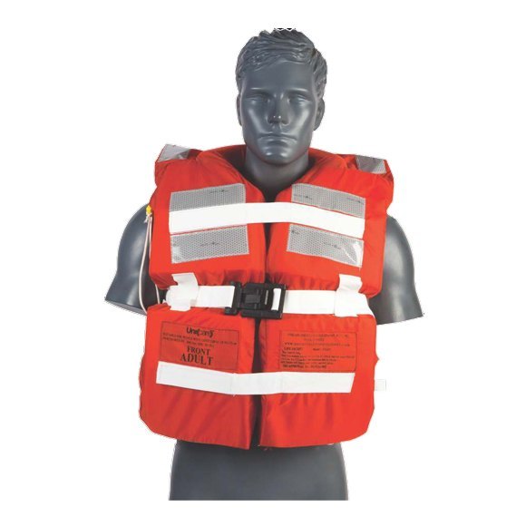 Polyethylene Foam Orange Life Saving Jacket, For Sea Patrolling