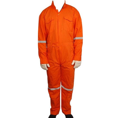 Reflective Cotton Orange Boiler Suit